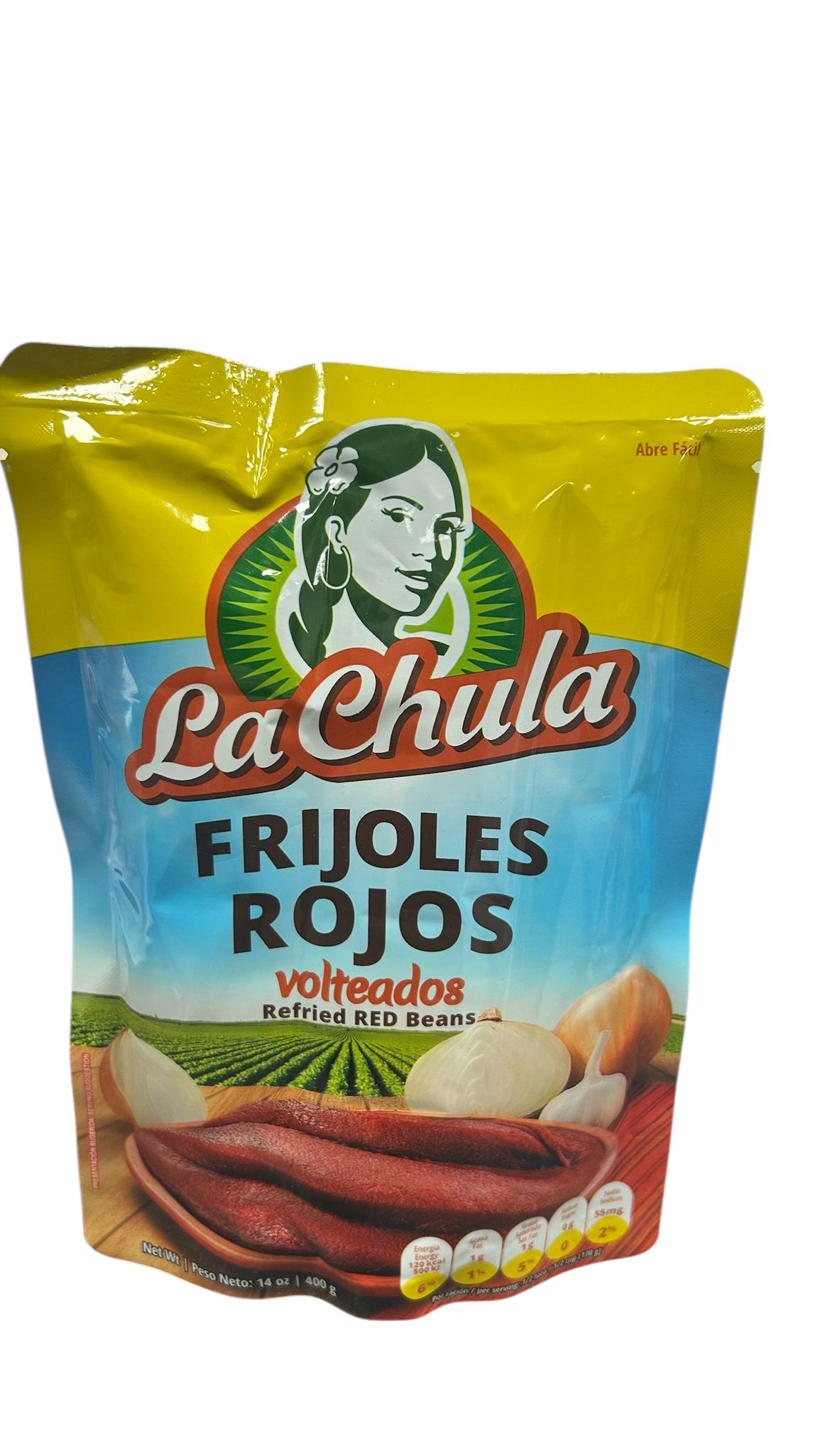 FRIJOL VOLTEADO 400GR LA CHULA