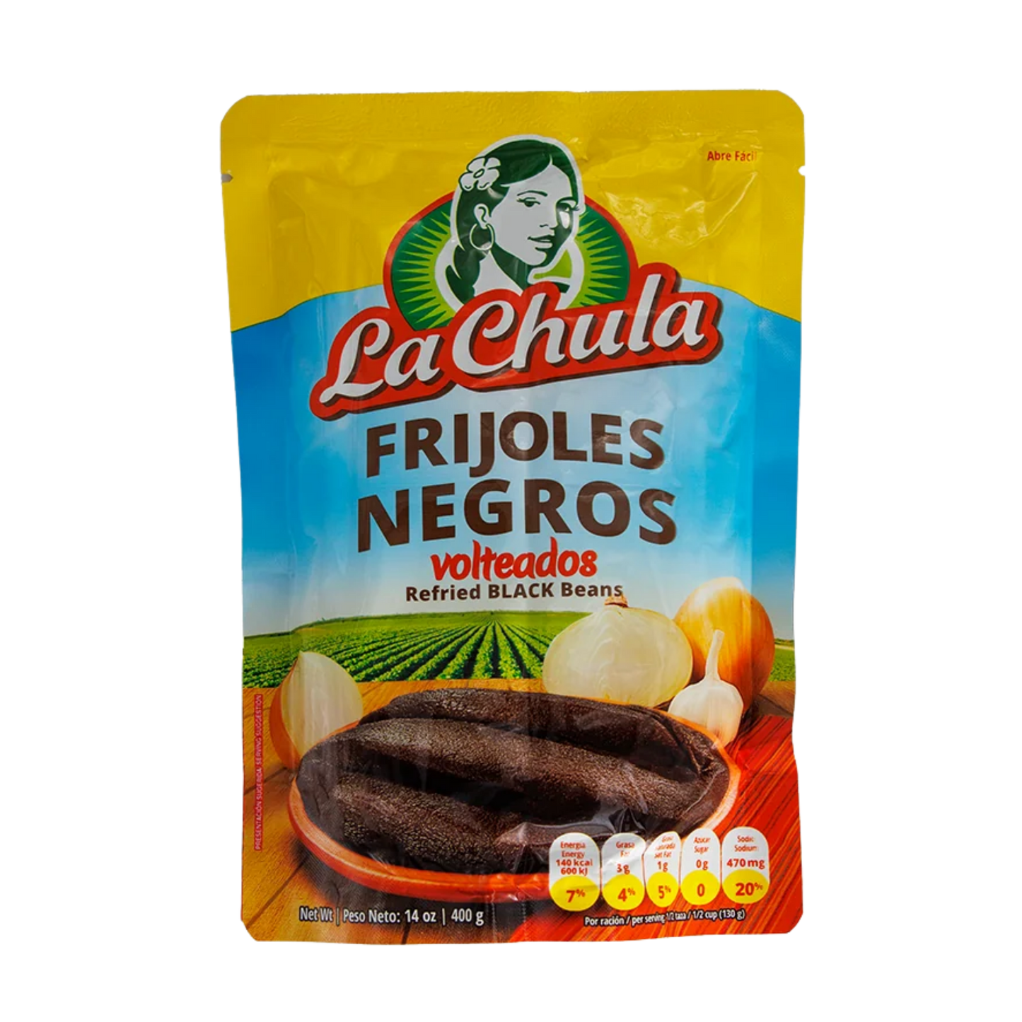 Frijoles Negros La Chula 400G