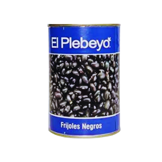 Frijoles Negros Plebeyo Lata 400 GR