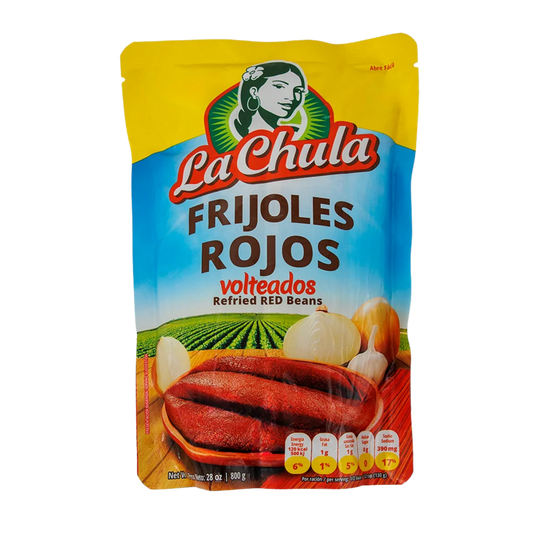 Frijoles volteados La Chula 800GR