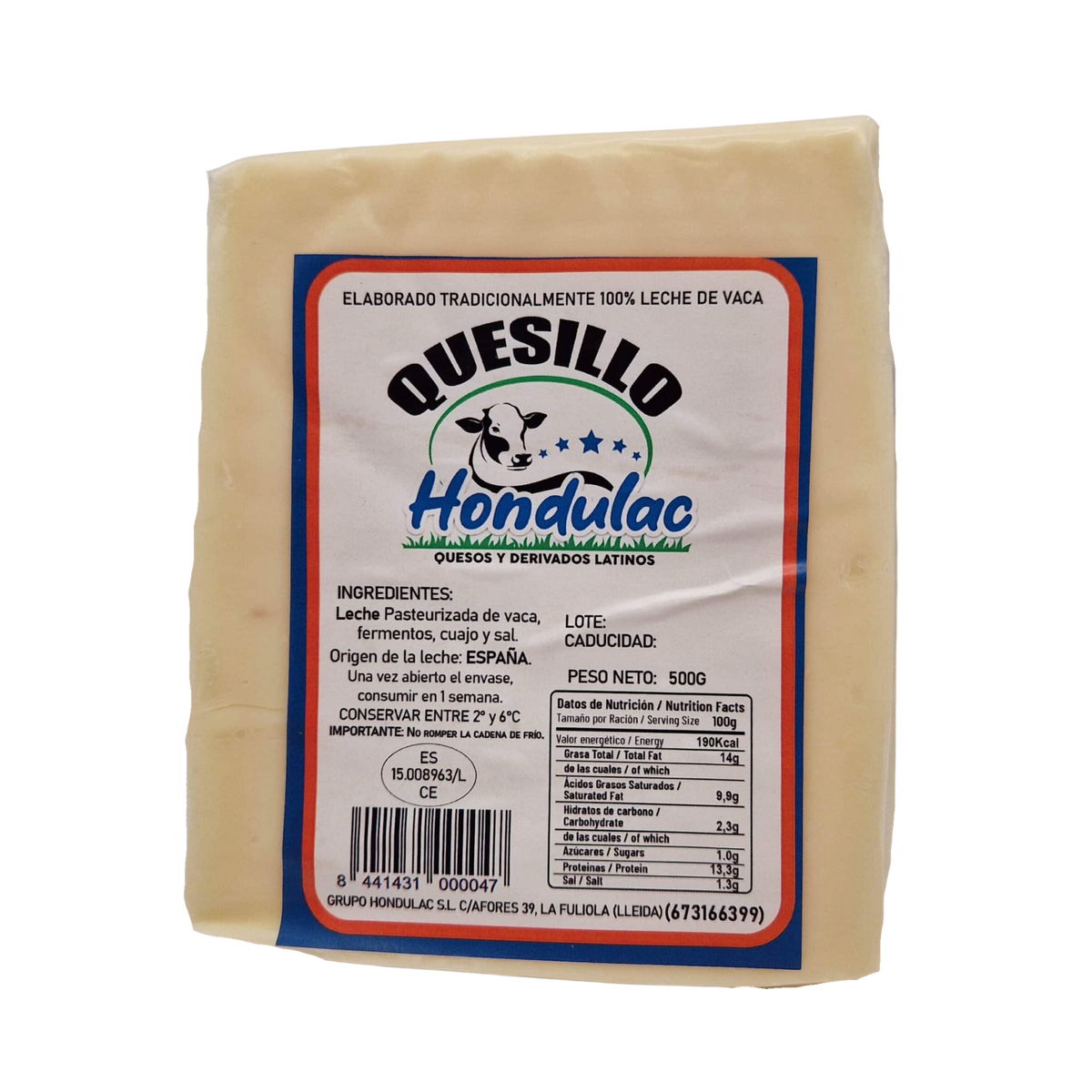 Quesillo Hondulac 500GR