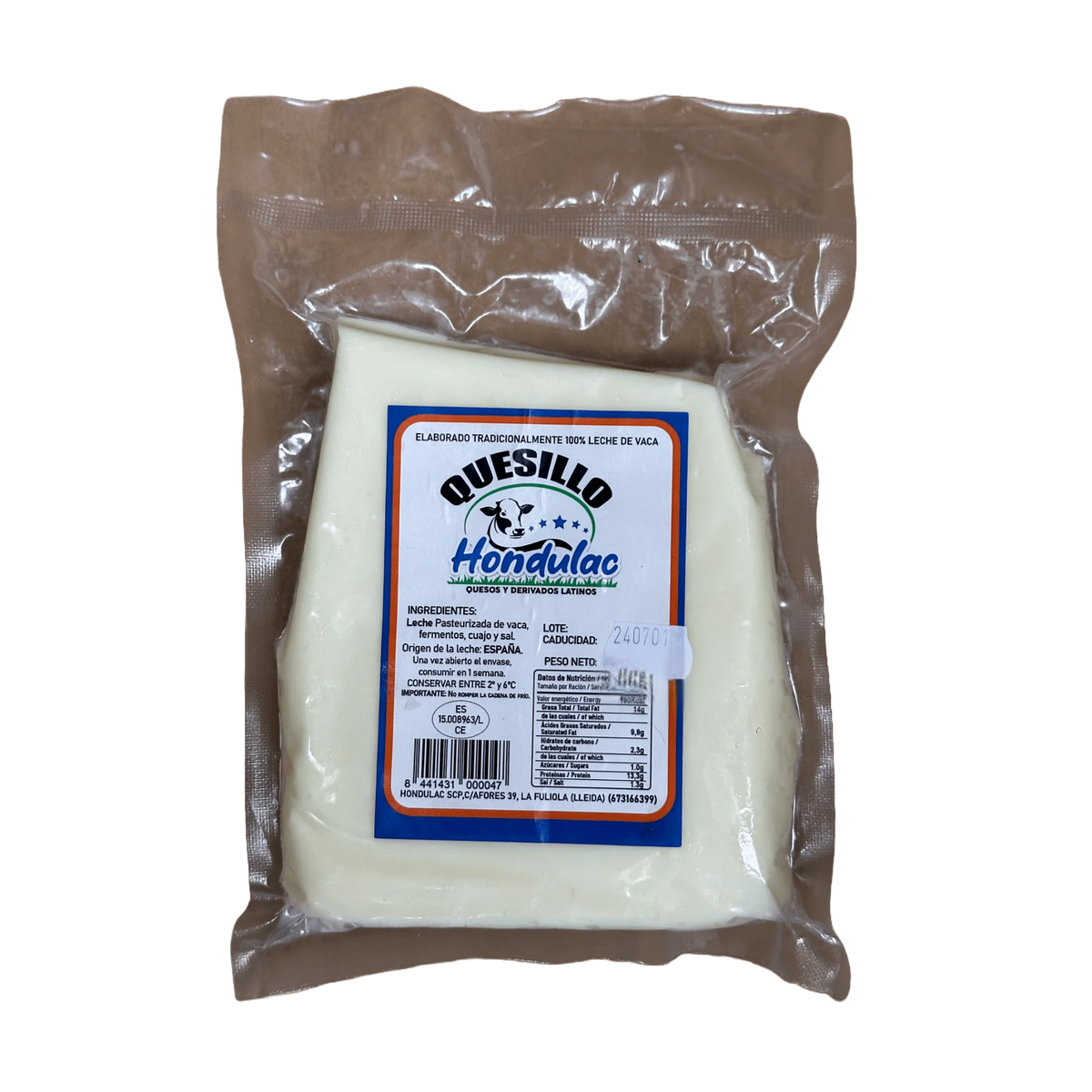 Quesillo Hondulac 250GR