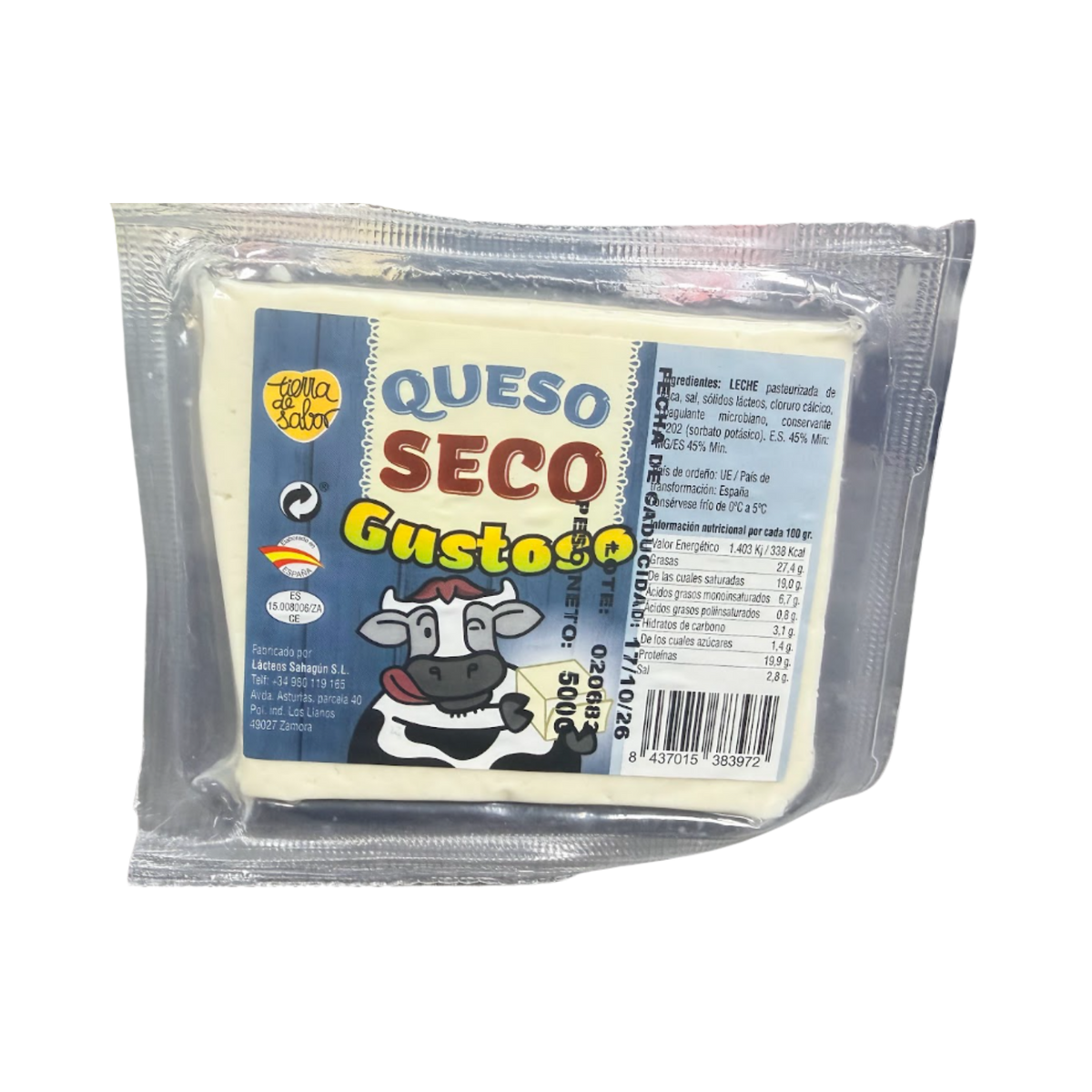 Queso Duro Gustoso 500GR